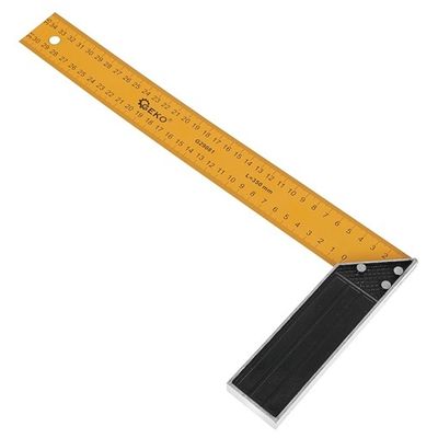 Foto van GEKO winkelhaak 35 cm – Staal & Aluminium met Metrische Schaal