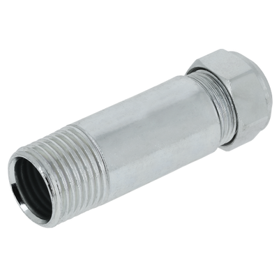 Foto van BONFIX C-staal knelfitting radiatorkoppeling rechte koppeling 15 x 1/2 inch