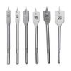 Image of GEKO Wood Flat Bit Set – 6-piece Speed ​​Drill Bits 10-25 mm | Titanium Coated