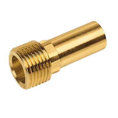 Photo of BONFIX press fitting red copper push-in coupling male thread 22mm x 3/4inch MR