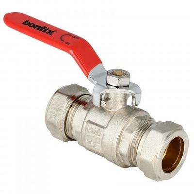 BONFIX brass ball valve compression 35mm FF BONFIX brass ball valve compression 35mm FF