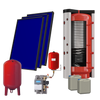 Afbeelding van EnergyBy zonneboilerpakket 1000L hygieneboiler met 3x vlakkeplaat