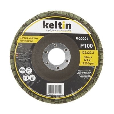 Foto van Keltin lamellenschijf 125mm P100 - per stuk