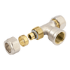 Afbeelding van BONFIX Alu-knel messing verlopend T-stuk binnendraad 26 x 1 inch x 26