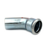 Afbeelding van Steelpres C-staal M 22mm persfitting insteekbocht 45 graden