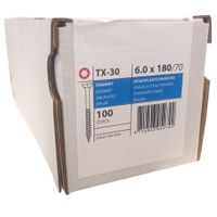 Chipboard screws 6.0 x 180 partial thread - 100 pcs