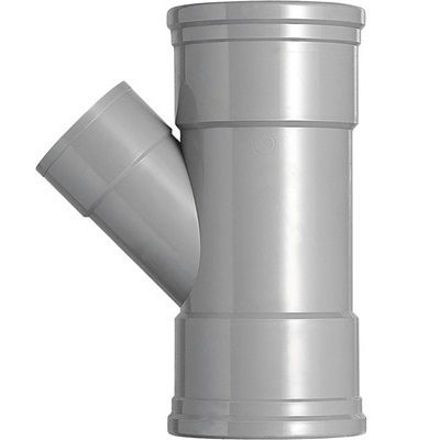Photo of Martens PVC 125mm x 50mm T-stuk 45 graden