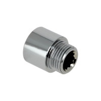 BONFIX messing verchroomd draadfitting kraanverlengstuk 3/8inch x 30mm RRp