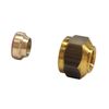 Afbeelding van EZ-koper messing knelmoer 1/4inch x 6mm