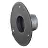Image of SPKP pellet 100 – pellet stove chimney pipe rosette with collar diameter Ø100mm