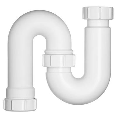 Foto van Martens PP 1 1/4inch x 32mm S-sifon klemaansluiting wit