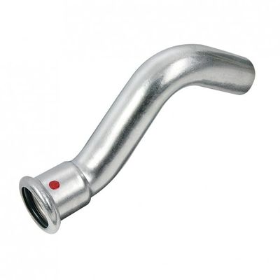 BONFIX press fitting galvanized steel cross-over elbow long 12mm MF