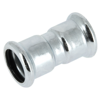 BONFIX press fitting galvanized steel straight coupling 12mm FF