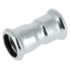Afbeelding van Bonfix press staalverzinkt rechte koppeling 12 x 12 mm