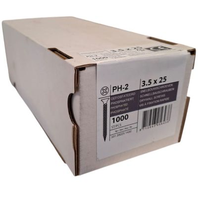 Photo of Drywall screws 3.5 x 25 with fine thread - 1000 pcs