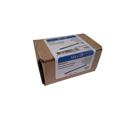 Foto van Stokeinden M4 x 25 gegalvaniseerd - 100 stuks