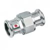 Image of BONFIX press fitting galvanized steel 3-piece coupling 42mm x 42mm FF