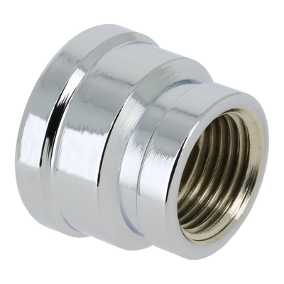 Foto van BONFIX messing verchroomd draadfitting verloopsok 3/4inch x 1/2inch RpRp