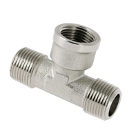 BONFIX brass tinned threaded fitting Tee 3/8inch RRpR