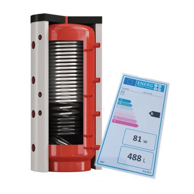 Foto van EnergyBy Hygiëneboiler 500L met RVS Spiraal & Warmtewisselaar | Energiezuinig