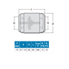 Image of EnergyBy swing check valve FF with synthethic insert - DN32 (1 1/4inch)