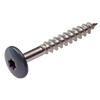 Image of HPL screws 4.8 x 38 stainless steel A2 black RAL 9005 - 200 pcs