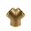 Image of BONFIX brass threaded fitting Y-piece 2inch RpRpRp