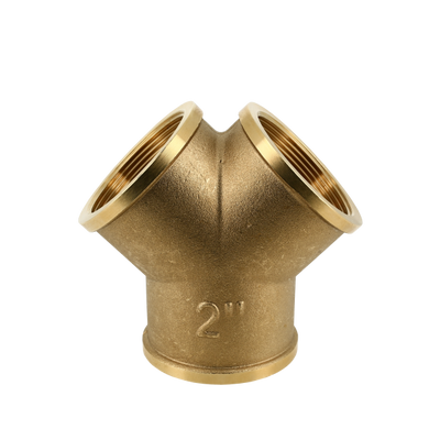 Photo of BONFIX brass threaded fitting Y-piece 2inch RpRpRp