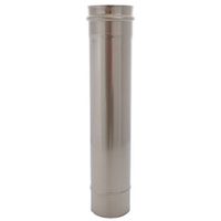 SKS-X 130 – single walled chimney pipe stainless steel 500mm diameter Ø130