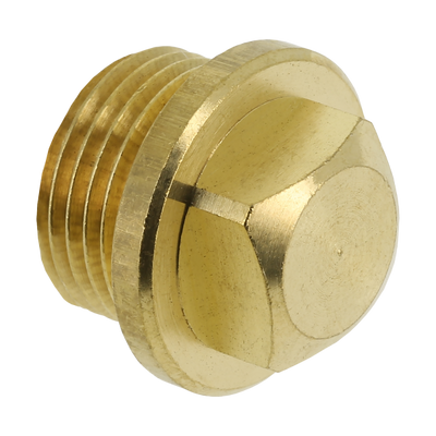 Foto van BONFIX messing draadfitting plug met vierkant 1/8inch R