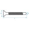 Image of Drywall screws with drilling point 3.5 x 25 - 1000 pcs