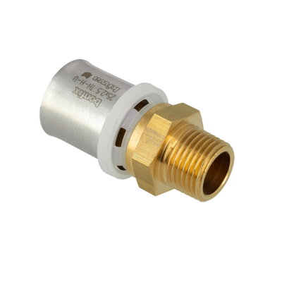 BONFIX Alu-press brass fitting female adapter 1inch x 25mm FR Photo of BONFIX Alu-press brass fitting female adapter 1inch x 25mm FR