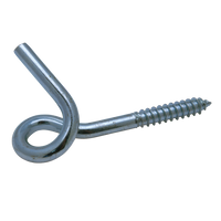 Curl hook wood thread 20 x 100 galvanized - 10 pcs