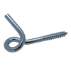 Image of Curl hook wood thread 20 x 100 galvanized - 10 pcs