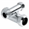 Afbeelding van BONFIX C-staal knelfitting passeer kruisstuk 22 x 15 x 15 x15 mm