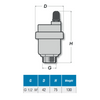 Afbeelding van EnergyBy automatische ontluchter vernikkeld 1/2inch (compact)
