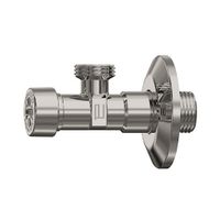 Anco hoekstopkraan 1/2inch x 1/2inch met rozet, rvs filter en automatisch uitschakelsysteem