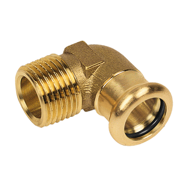 Photo of BONFIX press red copper silicium elbow male thread 28mm x 1inch FR