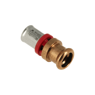 Photo of Bonfix Alu-press brass fitting straight reduced 16mm x 15mm FF
