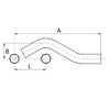 Afbeelding van Steelpres C-staal M 28mm passeerbocht