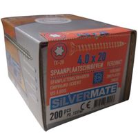 Silvermate chipboard screws 4.0 x 20 full thread