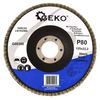 Afbeelding van Geko aluminium oxide lamellenschijf 125mm P80 - per stuk