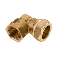 BONFIX messing knelfitting knie / bocht binnendraad 1/2inch x 12mm FRp