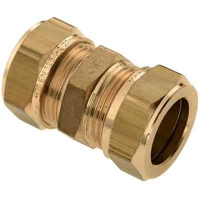 Photo of BONFIX brass compression fitting straight 35mm FF