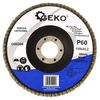 Afbeelding van Geko Aluminium Oxide lamellenschijf 125mm P60 - per stuk