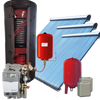 Afbeelding van EnergyBy zonneboiler pakket 1000L hygieneboiler met 3x 30 heatpipes platdak + 20m enkel solarleiding