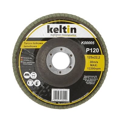 Foto van Keltin lamellenschijf 125mm P120 - per stuk