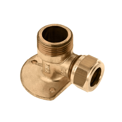 Foto van BONFIX messing knelfitting muurplaat 3/4inch x 15mm FR