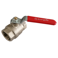 EnergyBy kogelkraan messing 2 x binnendraad 40bar - DN15 (1/2inch)