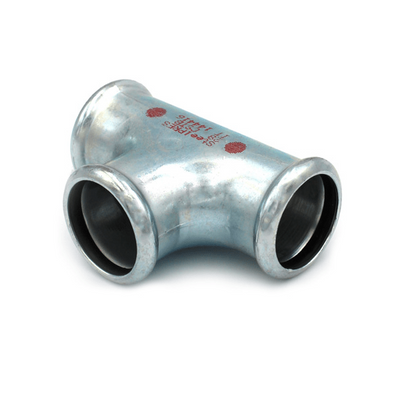 Photo of Steelpres carbon steel M 35mm press fitting Tee